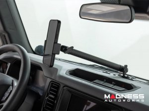 Ford Bronco Phone Mount - Dash Rail - w/ 8in Extension Arm Ford Bronco Phone Mount - Dash Rail - w/ 8in Extension Arm